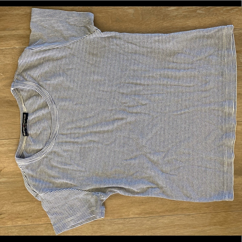 Striped brandy Melville cropped t shirt